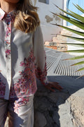 Wennise LS shirt, pink paisley